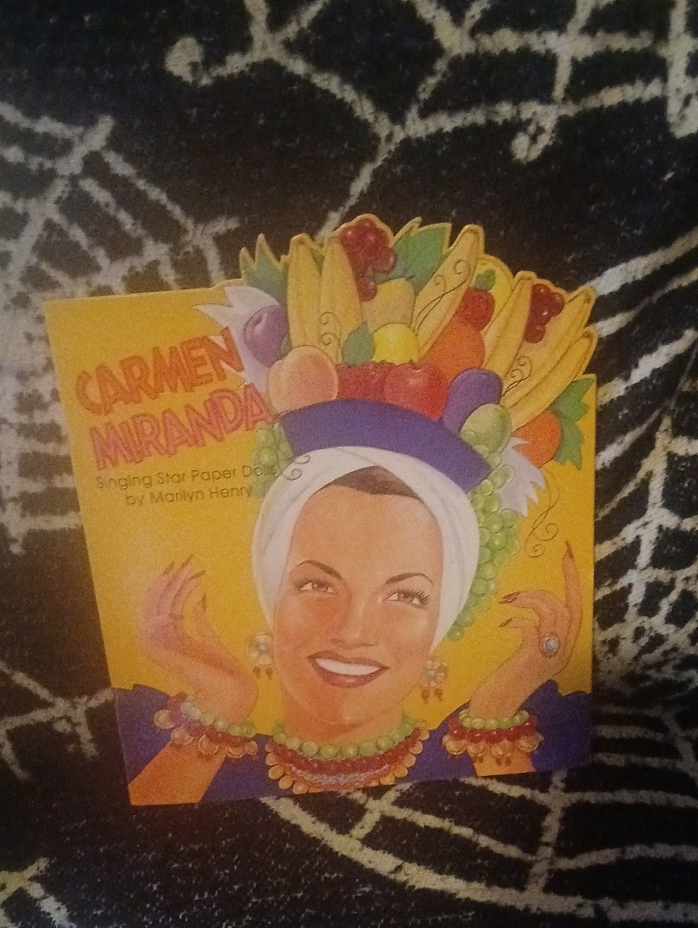 Vintage 90s Carmen Miranda Singing Star Paper Dolls Book